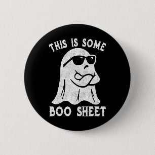 Dit is wat boekenblad Halloween Ghost Fun Gifts M Ronde Button 5,7 Cm