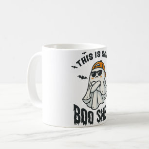 Dit is wat Boo Sheet Halloween Funny Joke Schattig Koffiemok