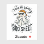 Dit is wat Boo Sheet Halloween Funny Joke Schattig Sticker (Vel)
