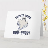 Dit is wat Boo Sheet Sassy Geest Kaart (Gele Bloem)