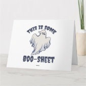Dit is wat Boo Sheet Sassy Geest Kaart (Achterkant)