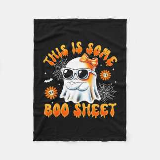 Dit is wat boo vel geest boog halloween vrouwen fleece deken