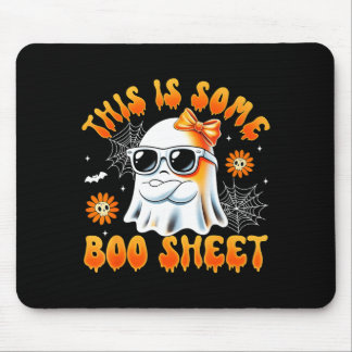Dit is wat boo vel geest boog halloween vrouwen muismat