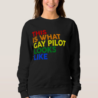 Dit is wat de Gay Pilot lijkt op LGBT Corlor Rain Trui