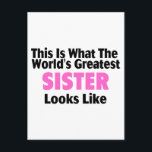 Dit is wat de grootste zuster ter wereld ziet er u briefkaart<br><div class="desc">Dit is wat de grootste zuster ter wereld ziet er uit</div>