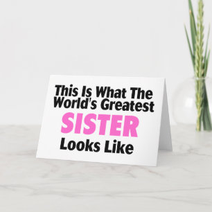 Dit is wat de grootste zuster ter wereld ziet er u kaart