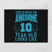 DIT IS WAT EEN GEWELDIGE 10 JAAR OUDE 10e verjaard Briefkaart (Voorkant)