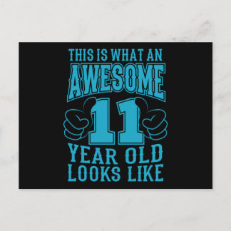 DIT IS WAT EEN GEWELDIGE 11-JAAR OUDE 11e verjaard Briefkaart