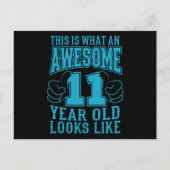 DIT IS WAT EEN GEWELDIGE 11-JAAR OUDE 11e verjaard Briefkaart (Voorkant)