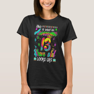 Dit is wat een Geweldige 13e verjaardag 13 jaar ou T-shirt