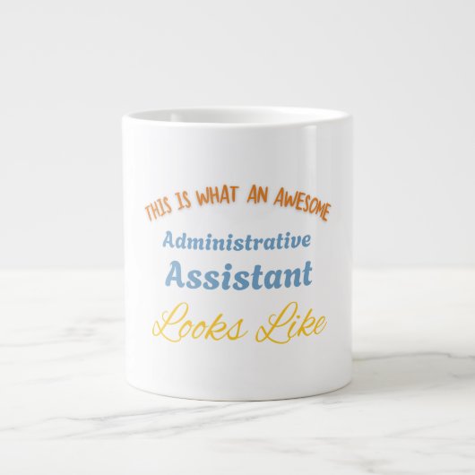 Dit Is Wat Een Geweldige Administratieve Assistent Grote Koffiekop (Voorkant)