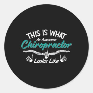 Dit is wat een Geweldige chiropractor-chiropraktij Ronde Sticker