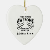 Dit is wat een geweldige Double Bass-speler er uit Keramisch Ornament (Rechts)