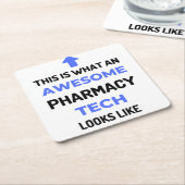 Dit is wat een Geweldige farmacie-techniek er 2 zi Kartonnen Onderzetters (Schuin)