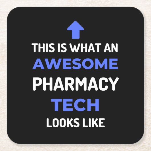 Dit is wat een Geweldige farmacie-technologie ziet Kartonnen Onderzetters (Voorkant)