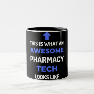 Dit is wat een Geweldige farmacie-technologie ziet Tweekleurige Koffiemok