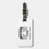 Dit is wat een geweldige Ice Hockey speler eruit z Bagagelabel (Voorkant verticaal)