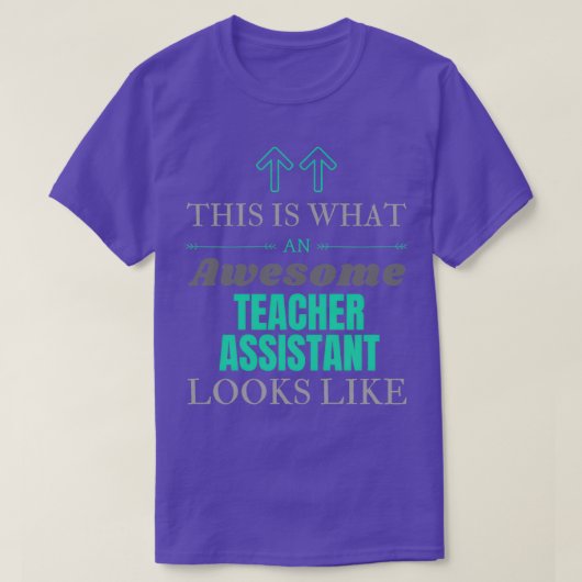 Dit is wat een Geweldige lerarenassistent Li ziet T-shirt (Design voorkant)