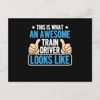 Dit is wat een Geweldige treinbestuurder geeft Briefkaart