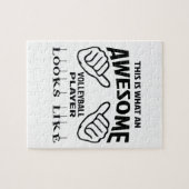 Dit is wat een geweldige Volleybalspeler ziet er l Legpuzzel (Horizontaal)