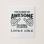 Dit is wat een geweldige Volleybalspeler ziet er l Legpuzzel (Verticaal)