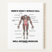 Dit is wat ik goed gedefinieerde spieren zou noeme planner (Achterkant)