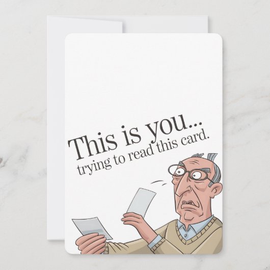 Dit is wat je probeert te lezen in deze Kaart Funn (Voorkant)