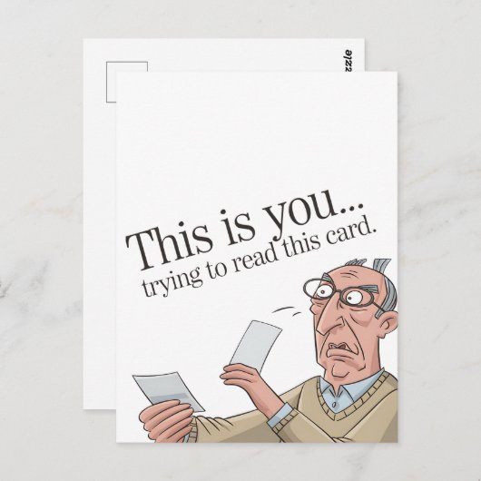 Dit is wat je probeert te lezen in deze Kaart Funn (Voorkant / Achterkant)