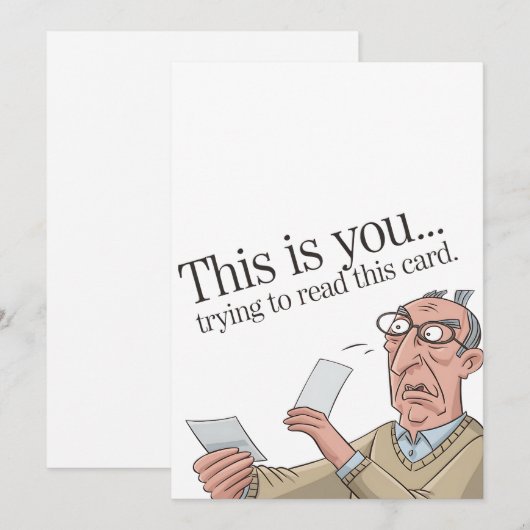 Dit is wat je probeert te lezen in deze Kaart Funn (Voorkant / Achterkant)