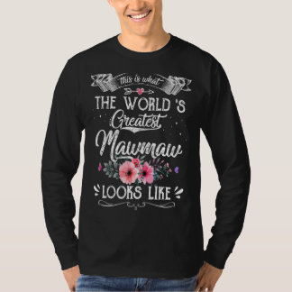 Dit is wat 's werelds grootste mawmaw lijkt op Mo T-shirt