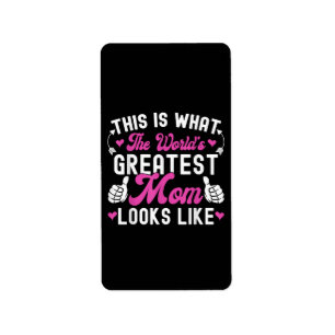 Dit is wat 's werelds grootste moeder op de maan l etiket