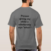 Dit is wat we dragen om collegevertegenwoordigers  t-shirt (Achterkant)