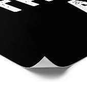 Dit is wel een boor grappige Rope Pun Dark BG Poster (Hoek)