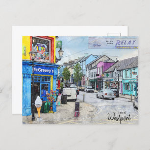 Dit is Westport-Ireland Briefkaart
