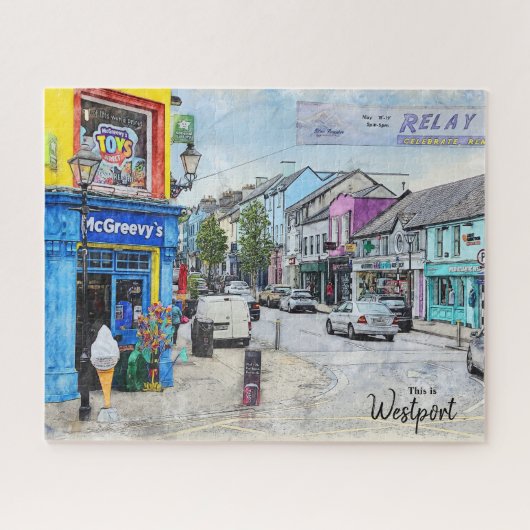 Dit is Westport-Ireland Legpuzzel (Horizontaal)