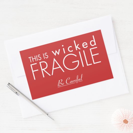 Dit is Wicked Fragile Sticker (Envelop)