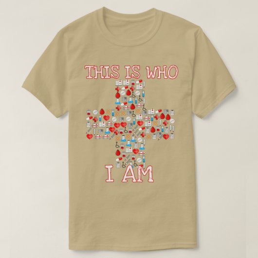 Dit is wie ik ben EMT EMS Doctors Verpleegkundigen T-shirt (Design voorkant)
