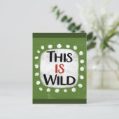 Dit is wild Briefkaart (Staand voorkant)