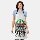 Dit is zo Holly Jolly als ik krijg Schort (Gedragen)