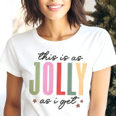 Dit Is Zo Vrolijk Als Kerstmis Grappig Wordt Tri-Blend Shirt