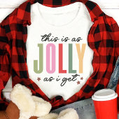 Dit Is Zo Vrolijk Als Kerstmis Grappig Wordt Tri-Blend Shirt