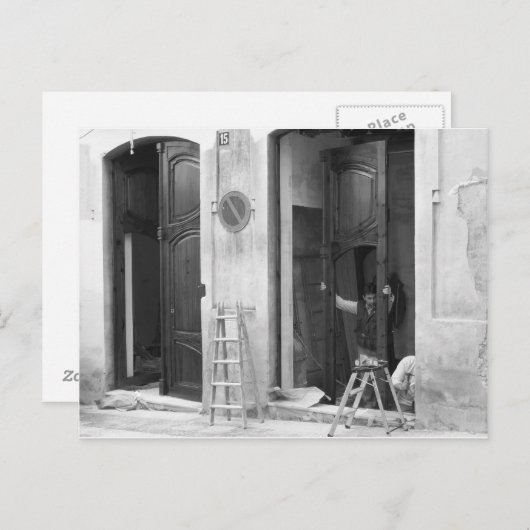 Dit is zwaar. briefkaart (Voorkant / Achterkant)