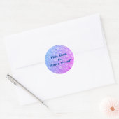 Dit item is de waterprothese van de DIY-tekst Foto Ronde Sticker (Envelop)