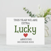 Dit jaar hebben we extra geluk met een aangepaste  aankondiging (Staand voorkant)