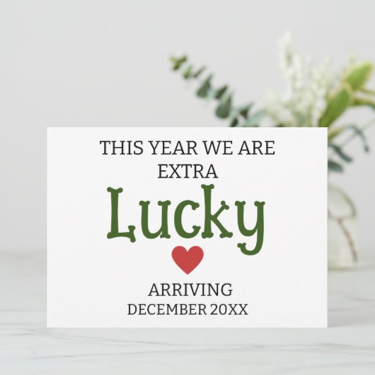 Dit jaar hebben we extra geluk met een aangepaste  aankondiging (Staand voorkant)