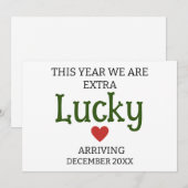 Dit jaar hebben we extra geluk met een aangepaste  aankondiging (Voorkant / Achterkant)