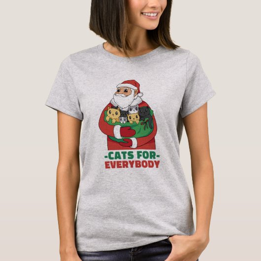 Dit jaar heeft de kerstman besloten dat iedereen e t-shirt (Voorkant)