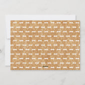 Dit jaar is er minder ruff-fun Glitter Dog-foto Feestdagenkaart (Achterkant)