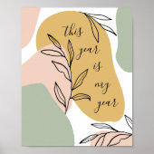 Dit jaar is mijn Abstracte versie van vormen Poster (Voorkant)