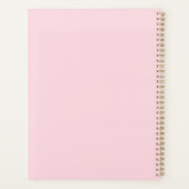 Dit jaar is mijn jaar roze goudfotocollage planner (Achterkant)